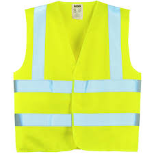 GILET HV 2 BANDES HOR.JAUNE