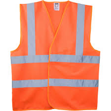 GILET HV 2 BANDES HOR.ORANGE